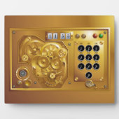 Plaque Photo Montre Steampunk (Devant)