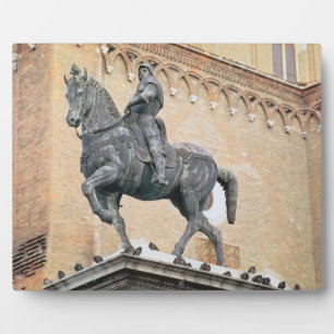 Plaque Photo Monument équestre de Bartolommeo Colleoni (1400-