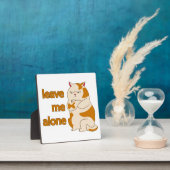 Plaque Photo Moody Grosse cat me laisse tranquille (Insitu)