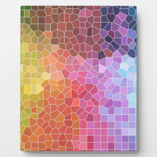 Plaque Photo Morceaux de couleur