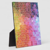 Plaque Photo Morceaux de couleur (Côté)