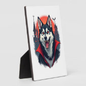 Plaque Photo Morsure de Husky Vampire (Côté)