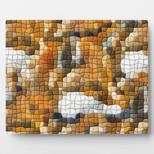 PLAQUE PHOTO MOSAIC FOX