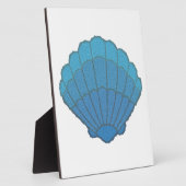Plaque Photo Mosaïque Blue Seashell (Côté)