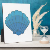 Plaque Photo Mosaïque Blue Seashell (Côté)