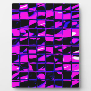 Plaque Photo mosaïque (violet)