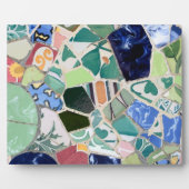 Plaque Photo Mosaïques du parc Guell (Devant)