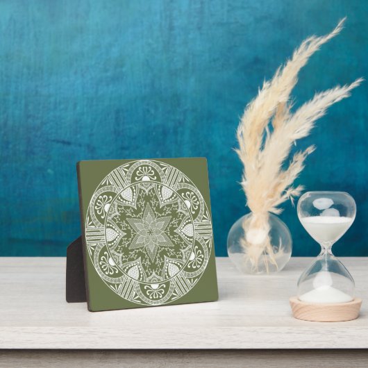 Plaque Photo Moss Mandala (Insitu)