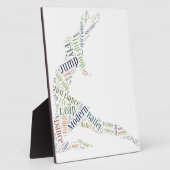 Plaque Photo Mot de danse Cloud (Côté)