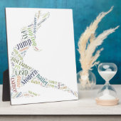 Plaque Photo Mot de danse Cloud (Côté)