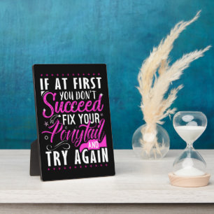 Plaque Photo mot d'inspiration pour bureau mignon