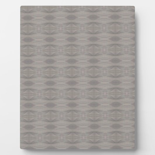 Plaque Photo Motif Aztec Gris (Devant)