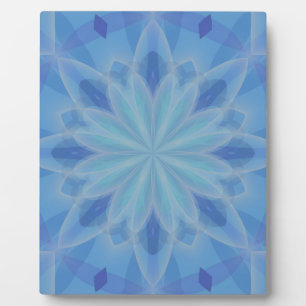 Plaque Photo Motif bleu et turquoise 5