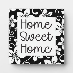 PLAQUE PHOTO MOTIF BLUE HAWAII EN NOIR - MAISON