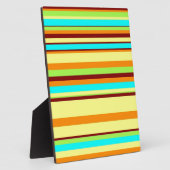 Plaque Photo Motif de bande coloré Customisé Designer (Côté)
