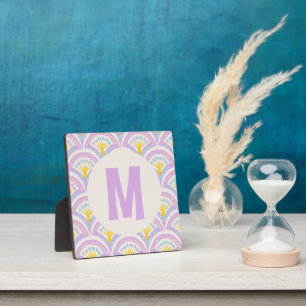 Plaque Photo Motif de coquille de couleur pastel