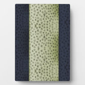 Plaque Photo Motif de fleurs (Devant)