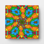 Plaque Photo Motif de fleurs esthétiques (Devant)