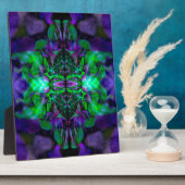 Plaque Photo Motif de fleurs Kaleidoscope (Côté)