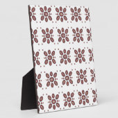 Plaque Photo Motif de fleurs Mandala (Côté)