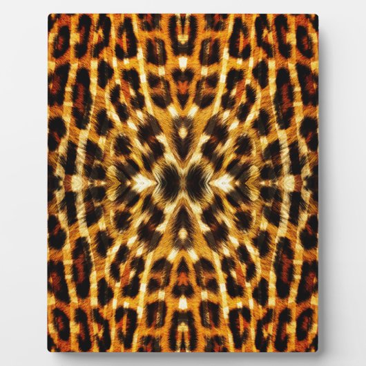 Plaque Photo Motif de fourrure Leopard (Devant)