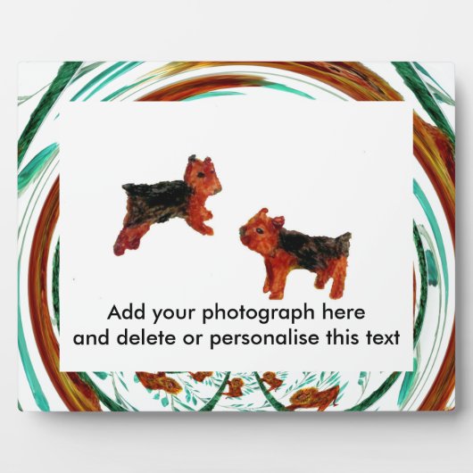 Plaque Photo Motif de la faune (Devant)