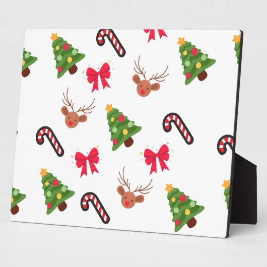 Plaque Photo Motif de Noël (Côté)