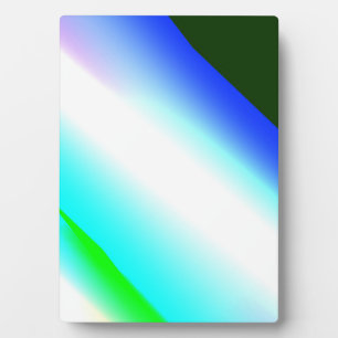 Plaque Photo Motif de texture abstraite arc-en-ciel vert bleu t