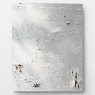 Plaque Photo Motif d'écorce de bouleau