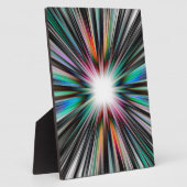 Plaque Photo Motif d'explosion Starburst (Côté)