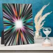 Plaque Photo Motif d'explosion Starburst (Côté)