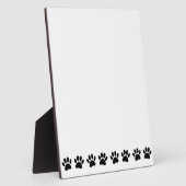 Plaque Photo Motif Dog Paw (Côté)