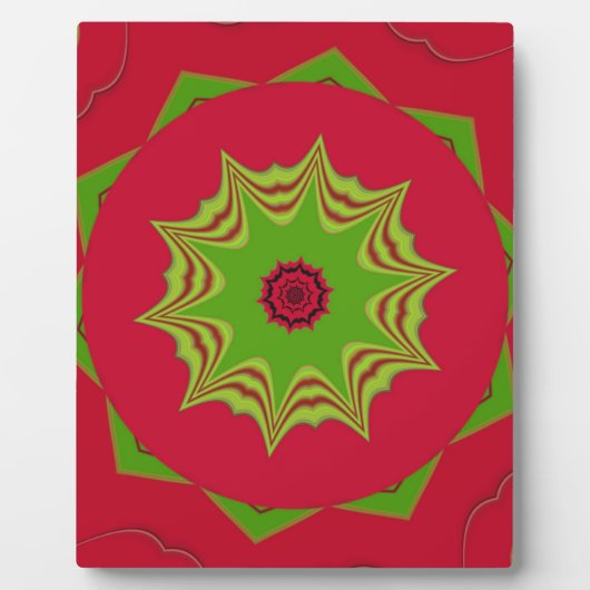 Plaque Photo motif ethnique d'Afrique rouge (Devant)