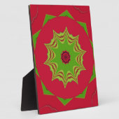 Plaque Photo motif ethnique d'Afrique rouge (Côté)