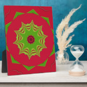 Plaque Photo motif ethnique d'Afrique rouge (Côté)