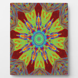 Plaque Photo Motif ethnique d'Asie africaine