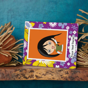 Plaque Photo Motif floral sans couture