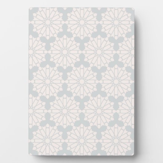 Plaque Photo Motif géométrique islamique (Devant)