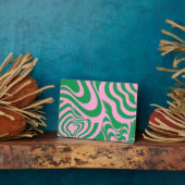 Plaque Photo Motif Super Y2K rétro-tordu coloré (Côté)