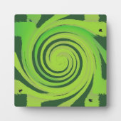 Plaque Photo Motif vert Twirl Me (Devant)