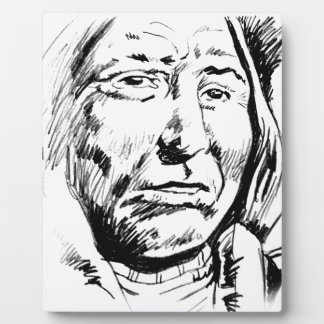 Plaque Photo Motivation du croquis en chef indien
