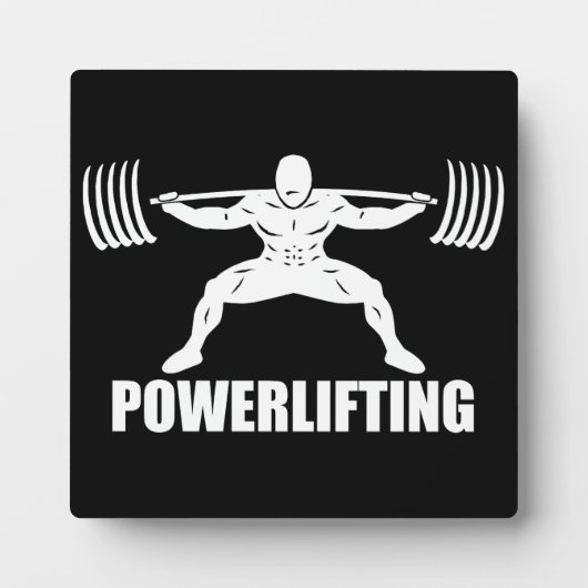Plaque Photo Motivation du squat (Devant)
