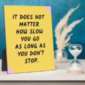 Plaque Photo Motivation du succès / Citation inspirante (Côté)