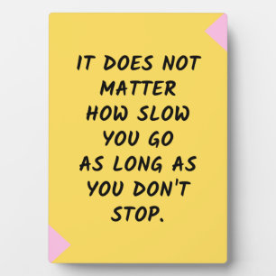 Plaque Photo Motivation du succès / Citation inspirante