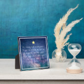 Plaque Photo Motivation Encourageant Bible Verse Citation Étoil (Insitu)