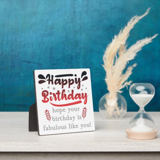 Plaque Photo Motivational Joyeux voeux d'anniversaire. (Insitu)