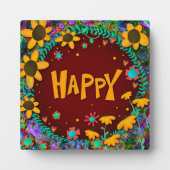 Plaque Photo Motivationnel Amusement Tendance Plutôt Happy Insp (Devant)