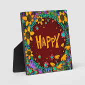Plaque Photo Motivationnel Amusement Tendance Plutôt Happy Insp (Recto)