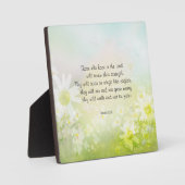 Plaque Photo Motivationnel Encouragement Écriture avec margueri (Recto)