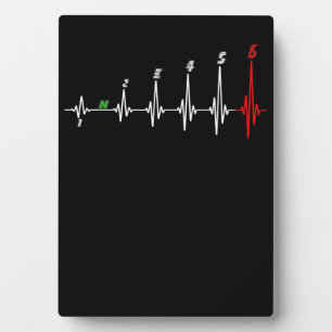 Plaque Photo Moto Heartbeat Vitesse Vélo Motocross